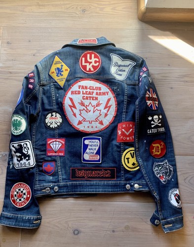 Dsquared2 patches denim jacket - denim,