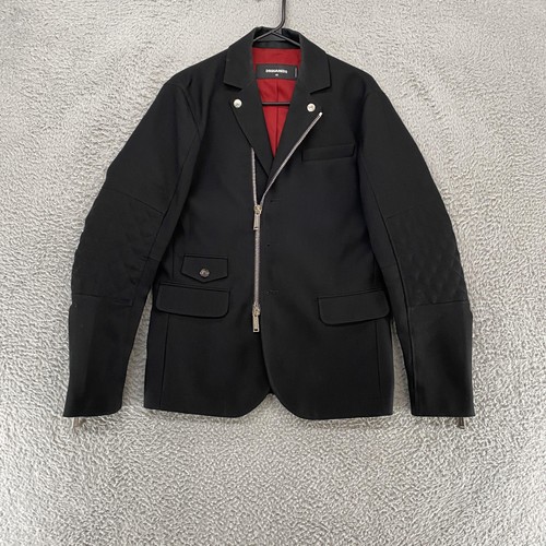 Dsquared2 blazer uomo nero - uomo, 46