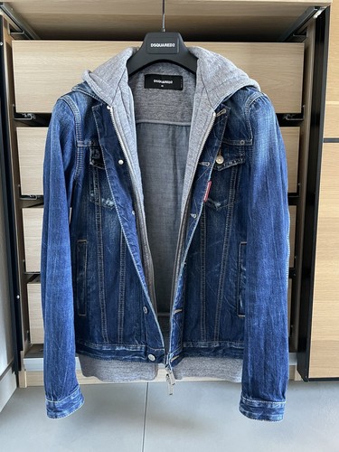 Giacca jeans cappuccio - giacca,